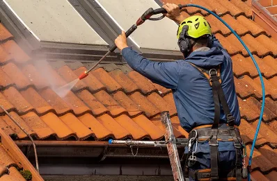 Démoussage et hydrofuge de toiture à Giez